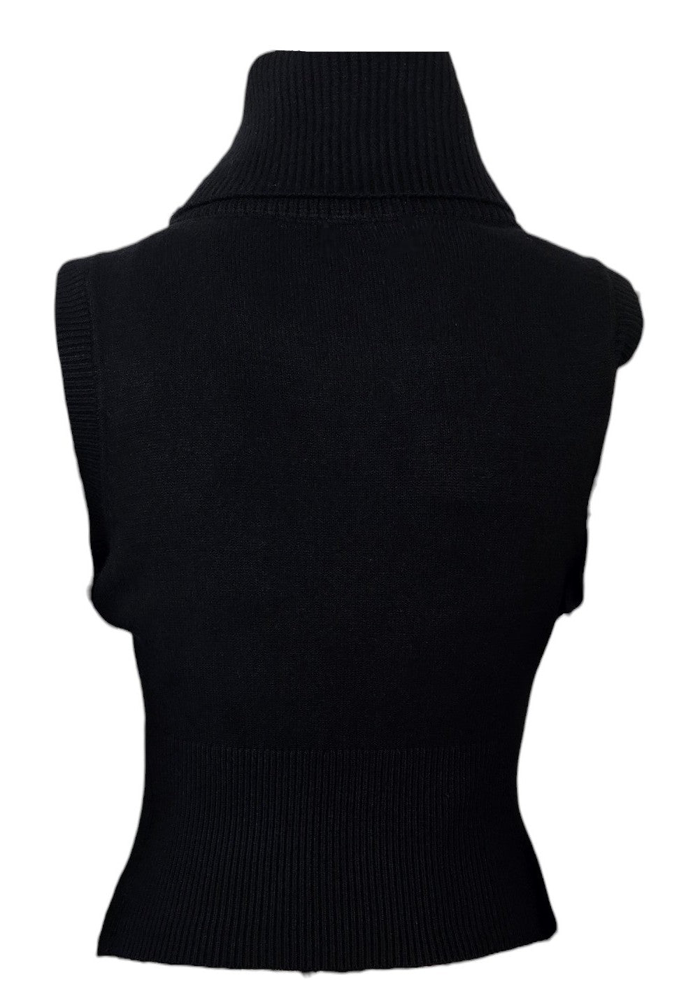 Gilet con dolcevita
