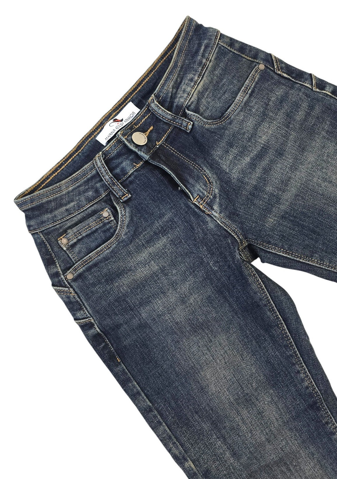 Jeans a zampa vita bassa