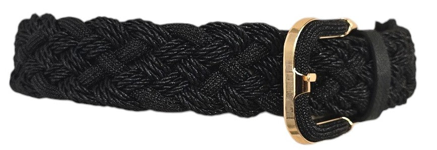 Cintura laminata nera