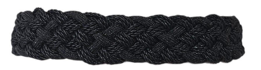 Cintura laminata nera