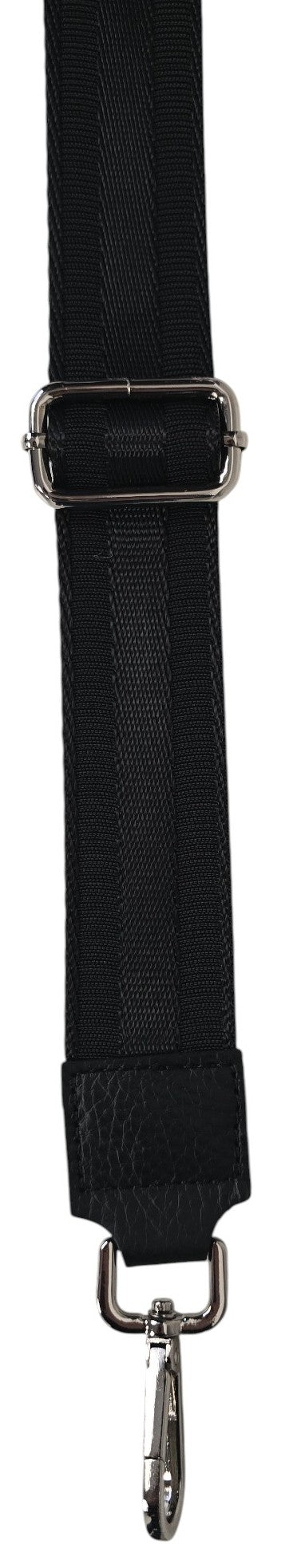 Tracolla in tessuto gancio argento