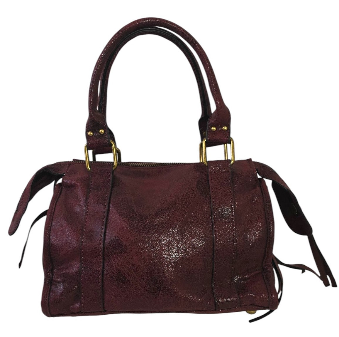 Borsa a mano con borchie