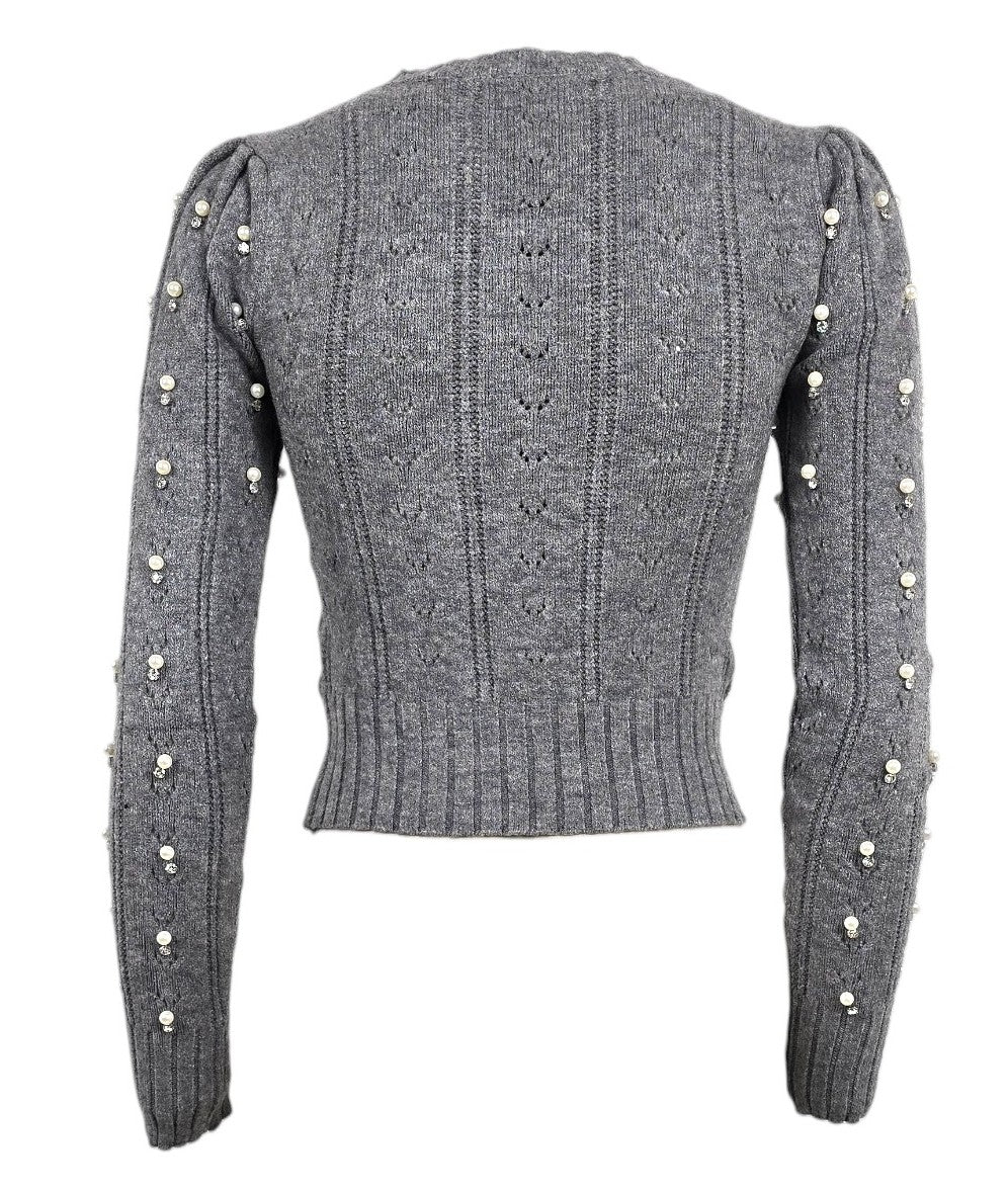 Maglia perle e strass