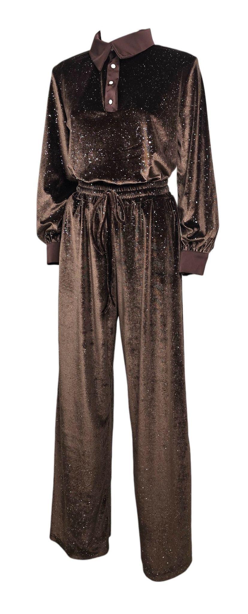 Completo tuta marrone