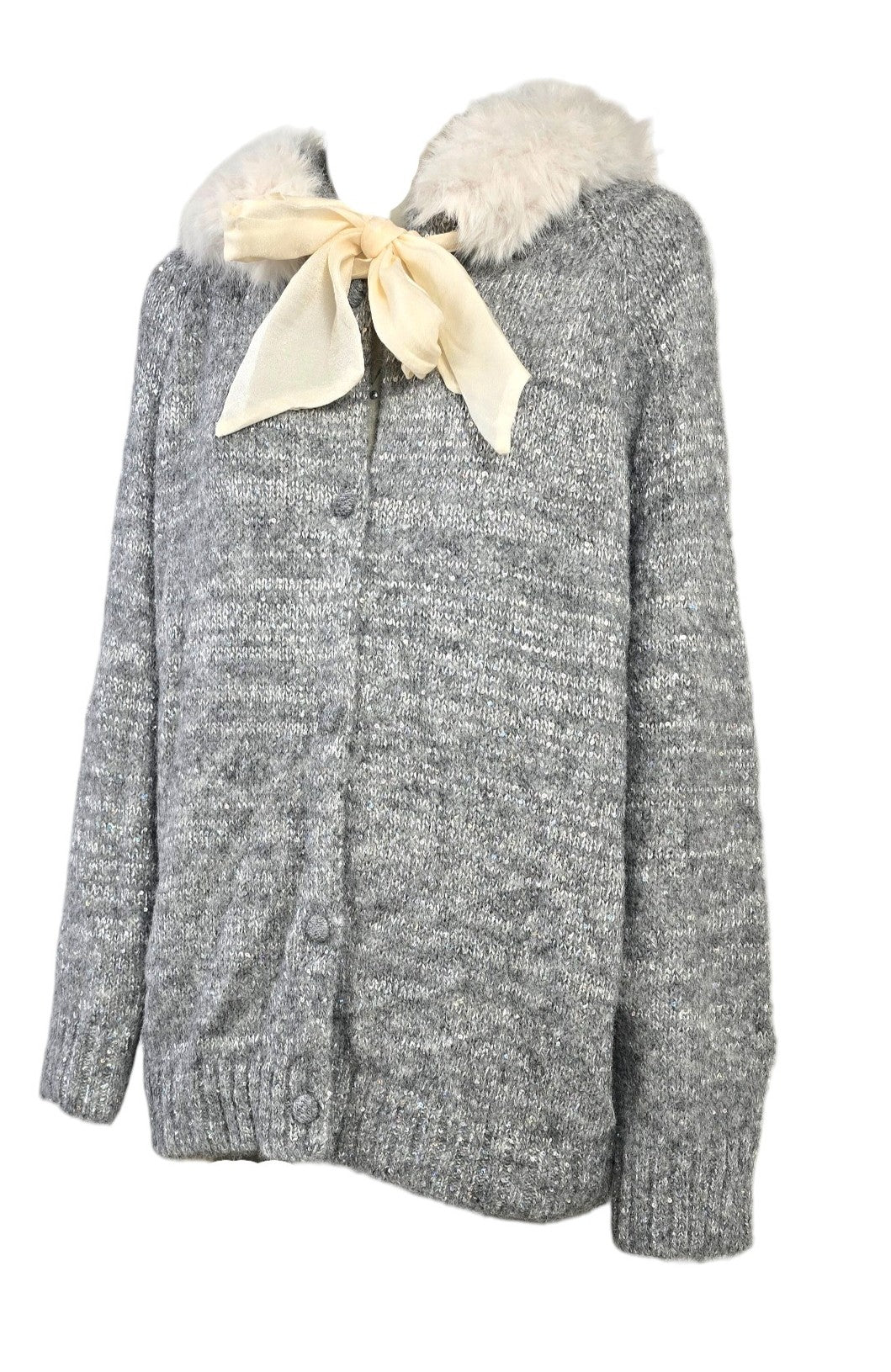 Cardigan con cappuccio