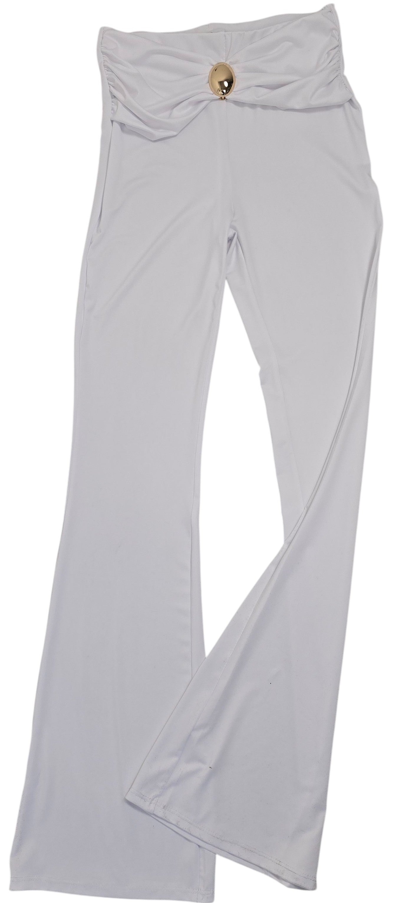 Pantalone a zampa con anello