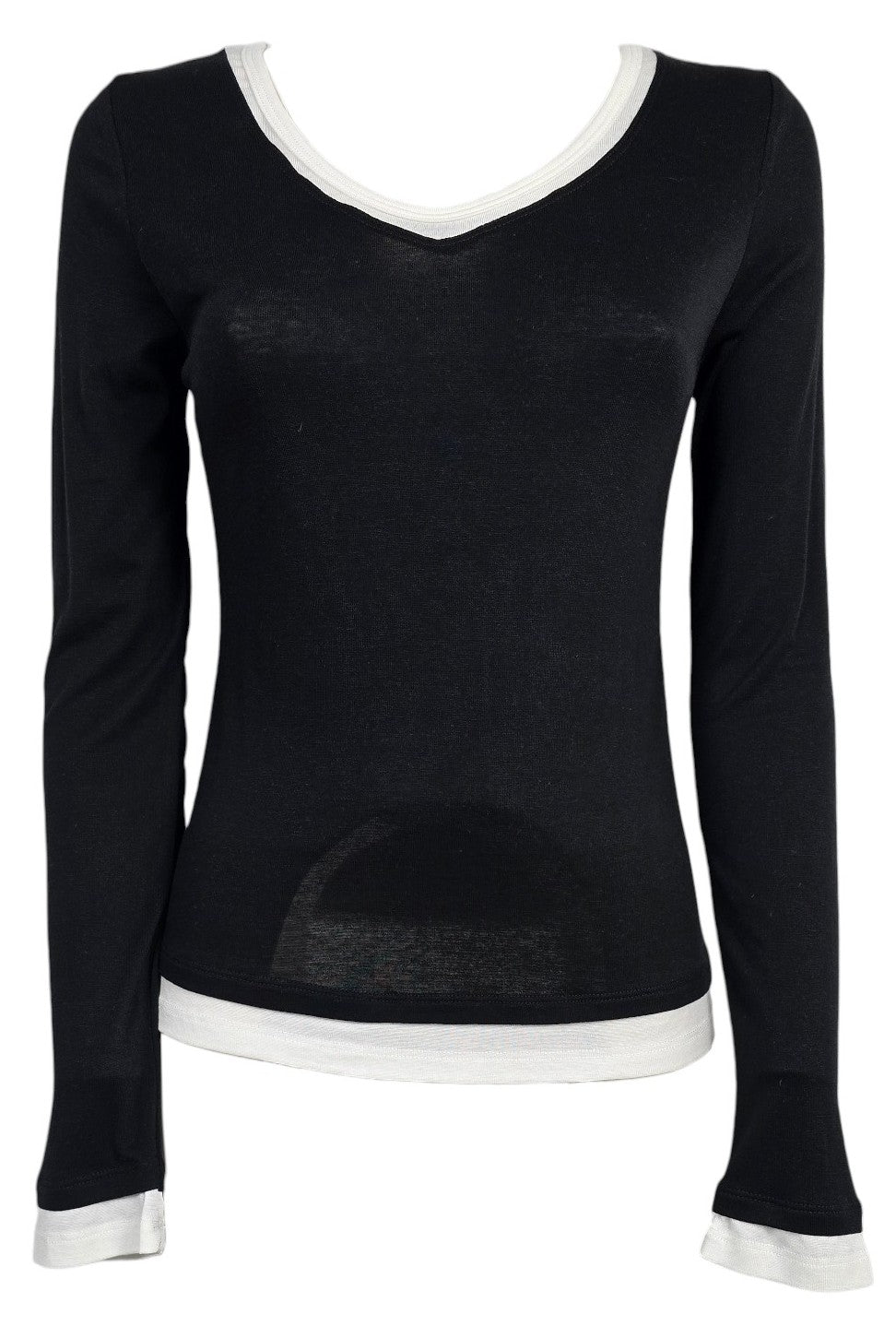 Maglia con scollo a V.