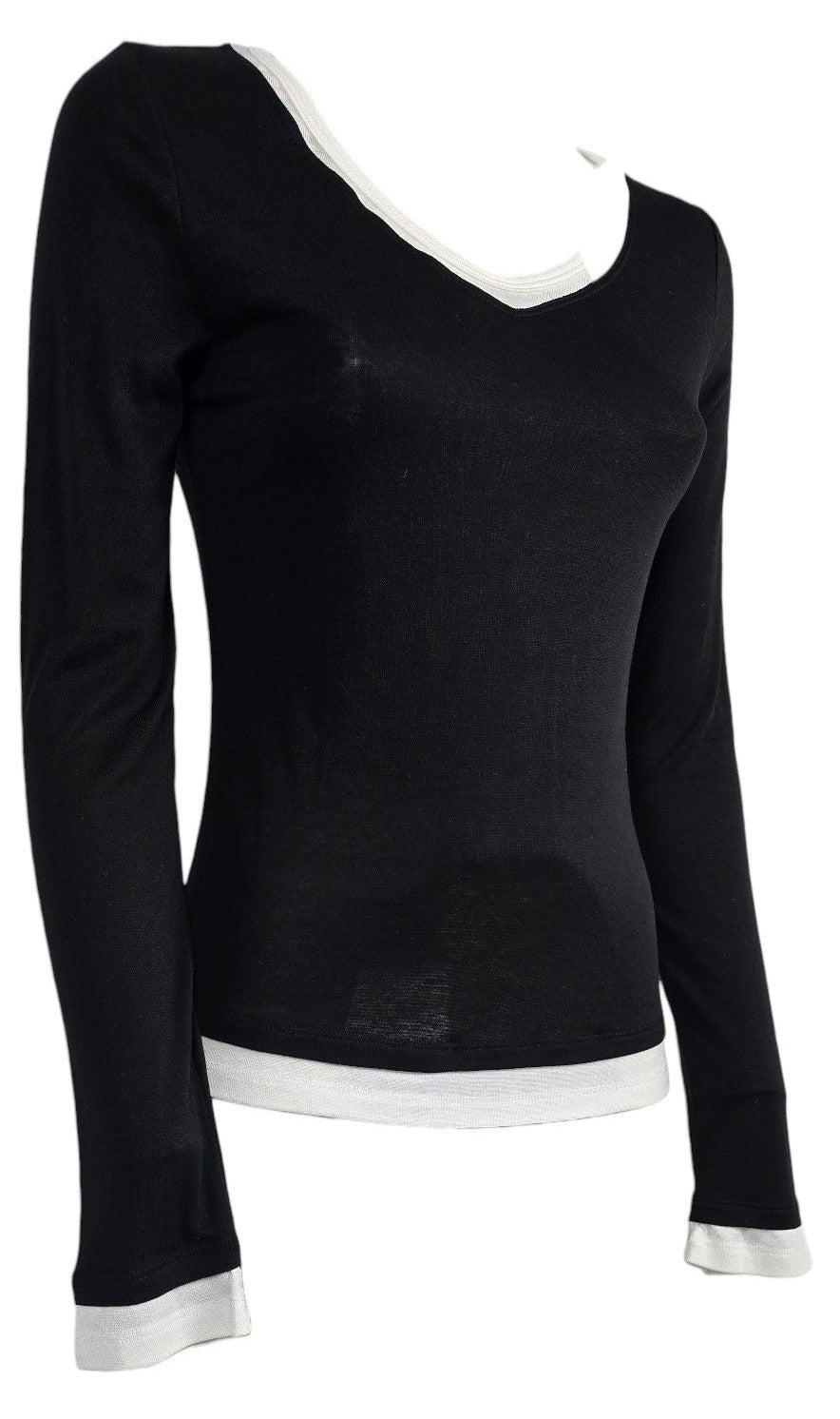 Maglia con scollo a V.