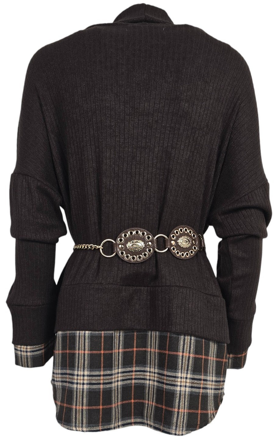 Maglione con camicia