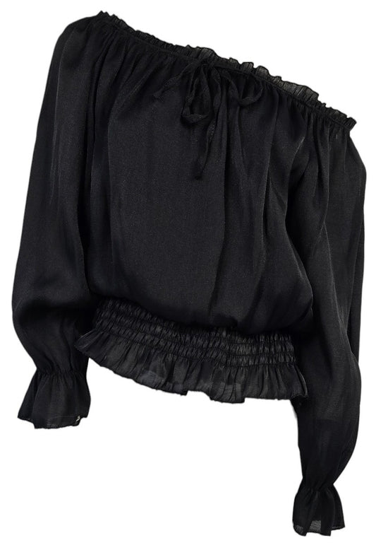 Maglia con voilant