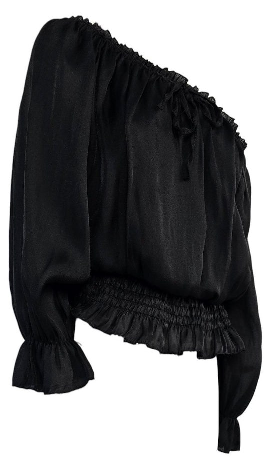 Maglia con voilant