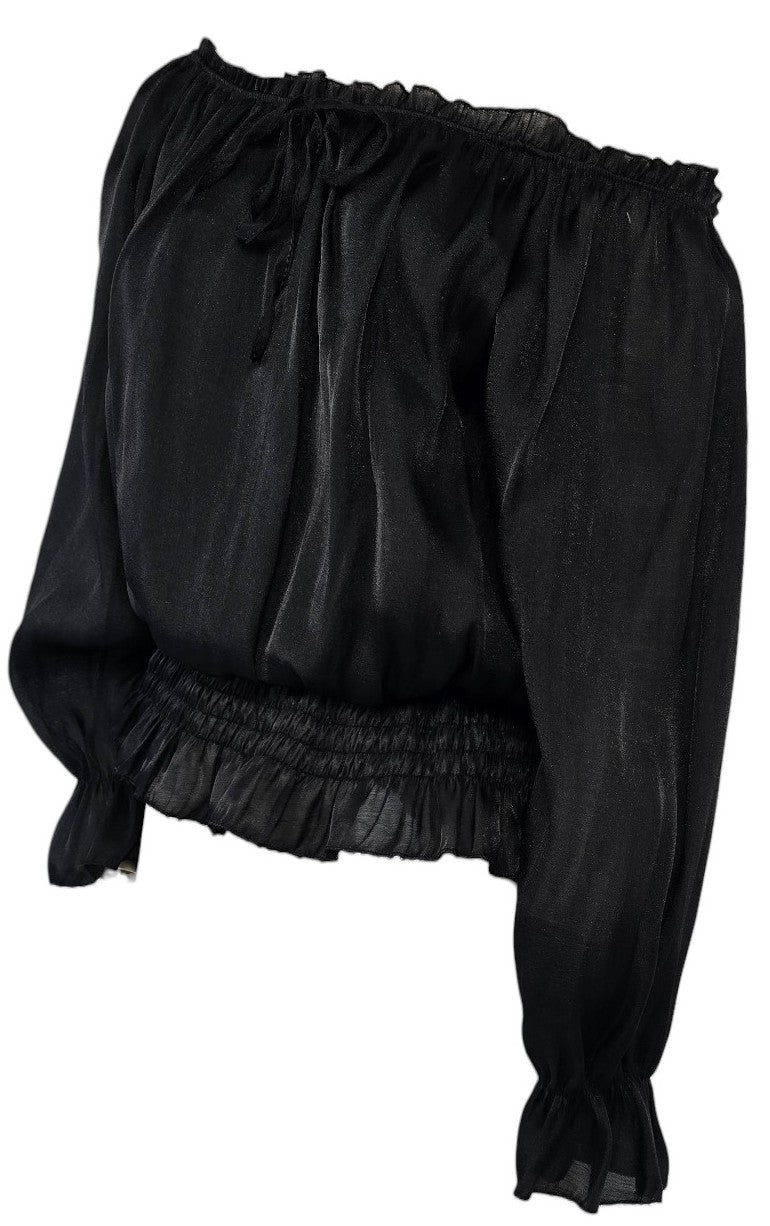 Maglia con voilant