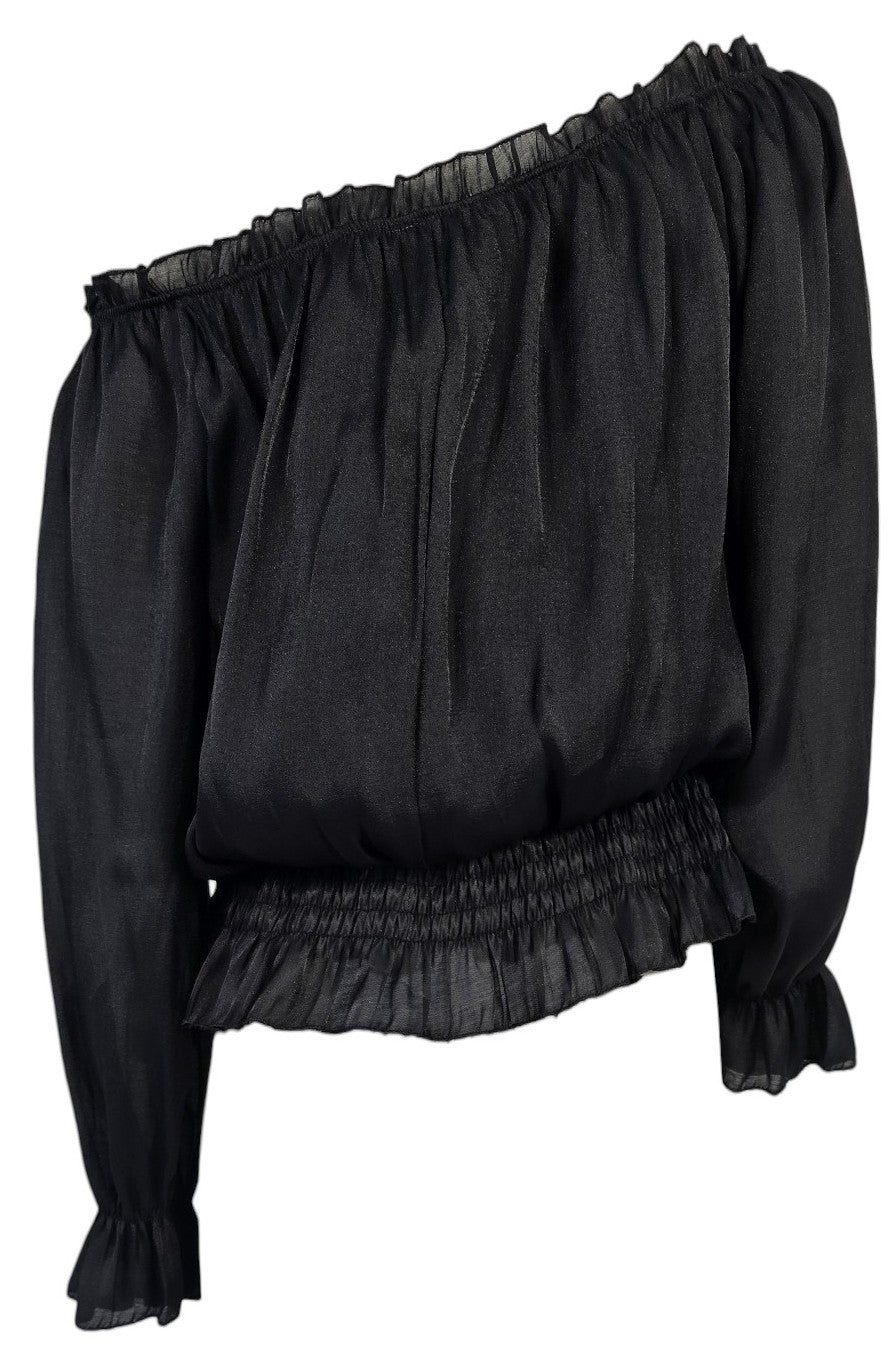Maglia con voilant