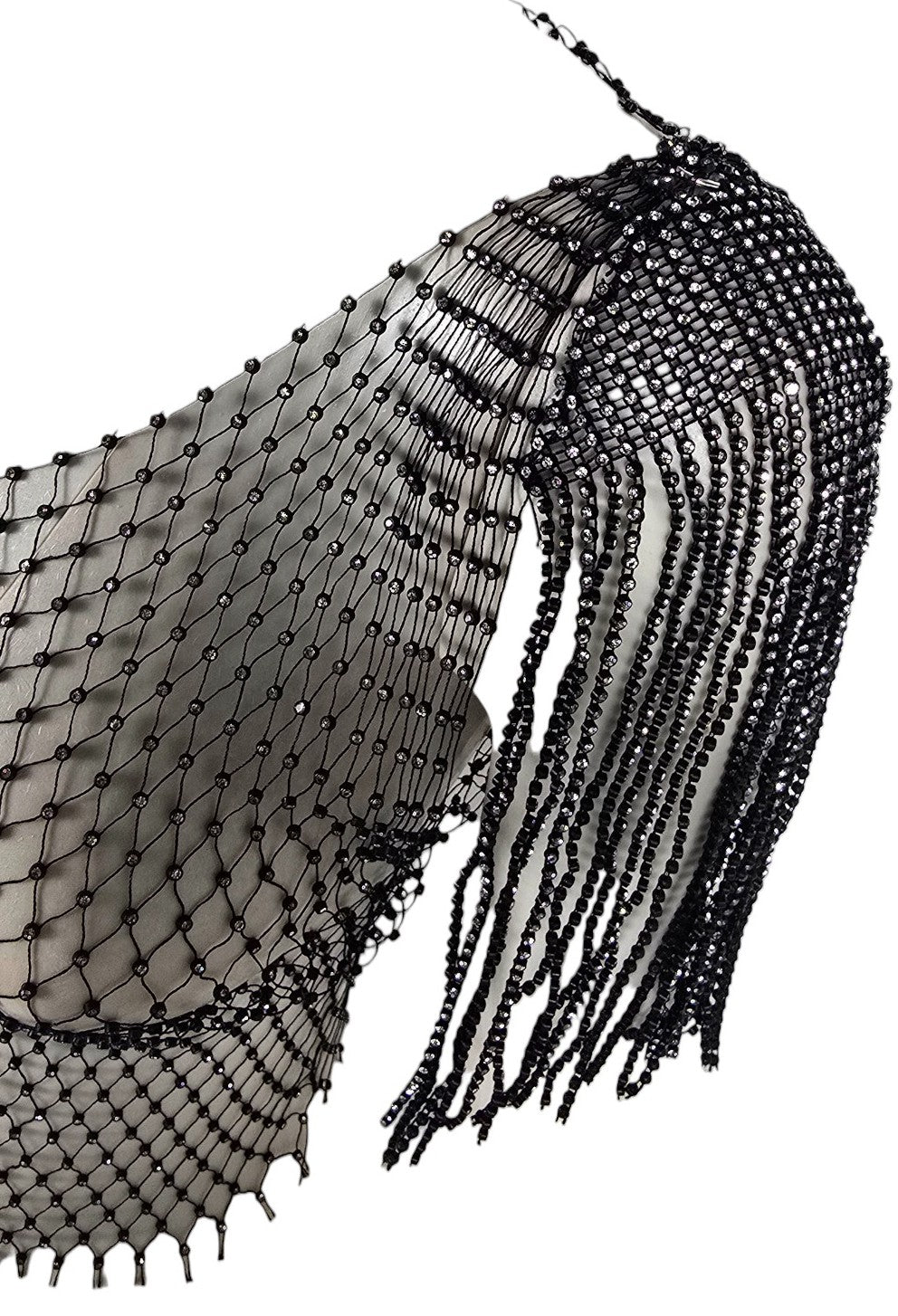 Maglia a rete con spalline