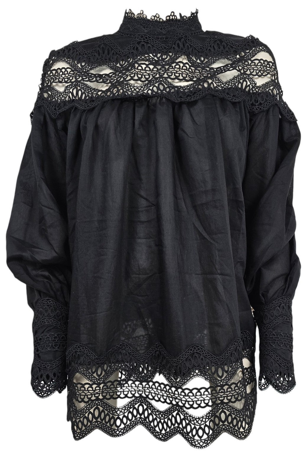 Maglia over con pizzo