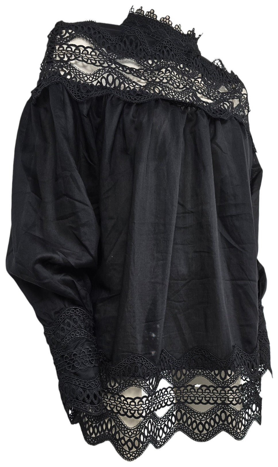 Maglia over con pizzo