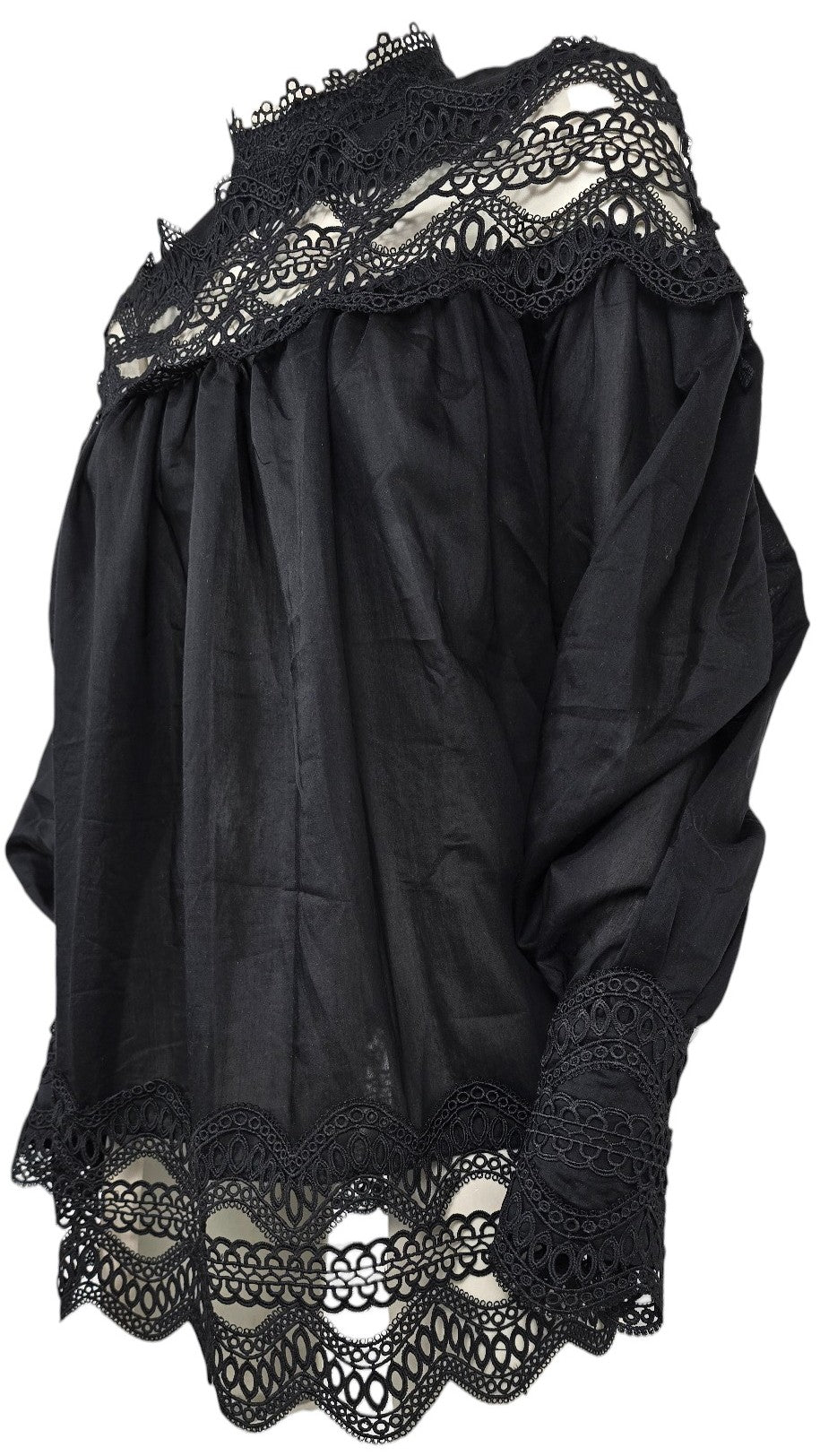 Maglia over con pizzo