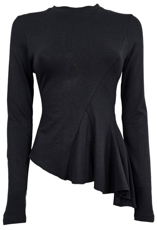 Maglia con taglio trasversale