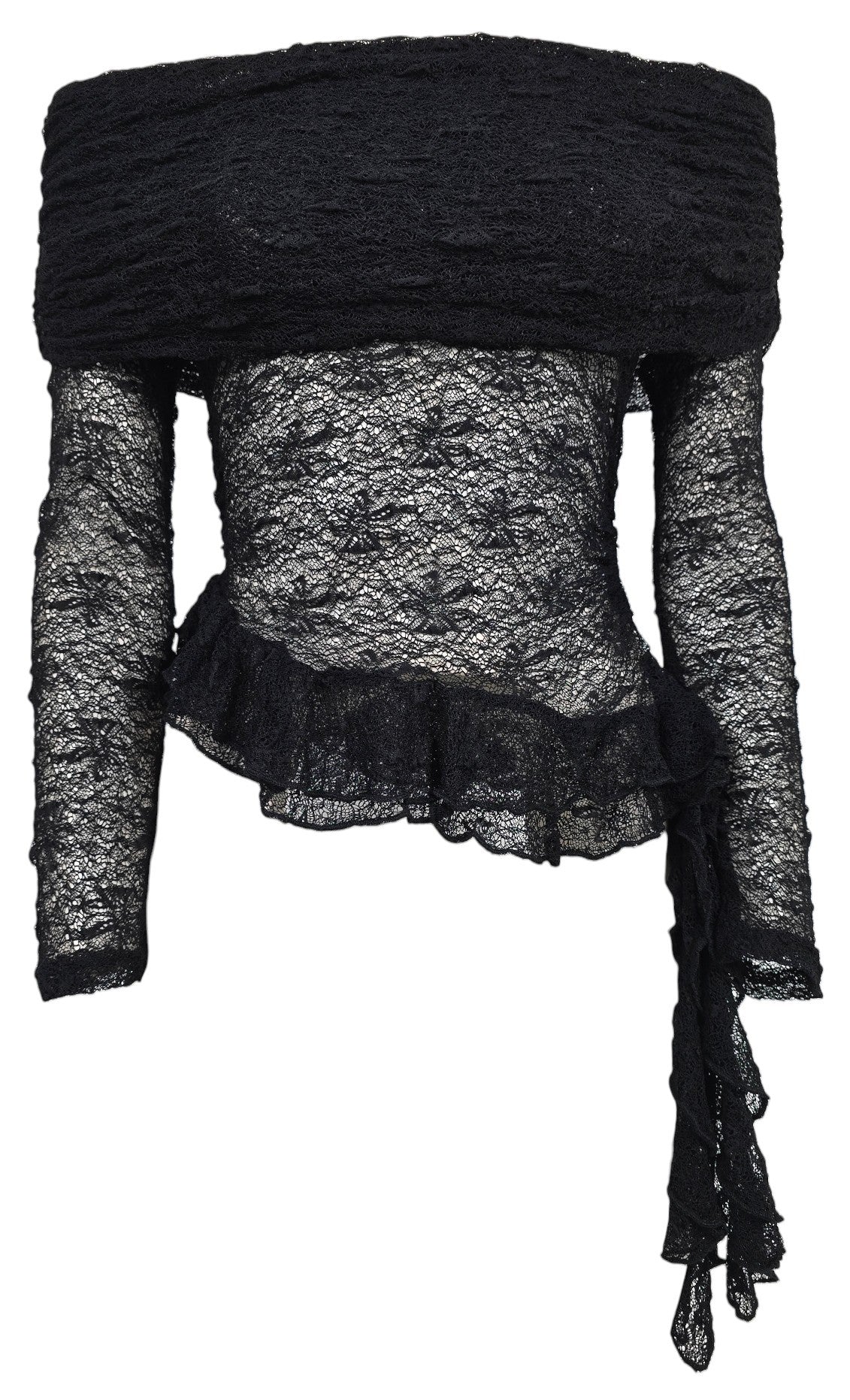 Maglia con scollo a barchetta