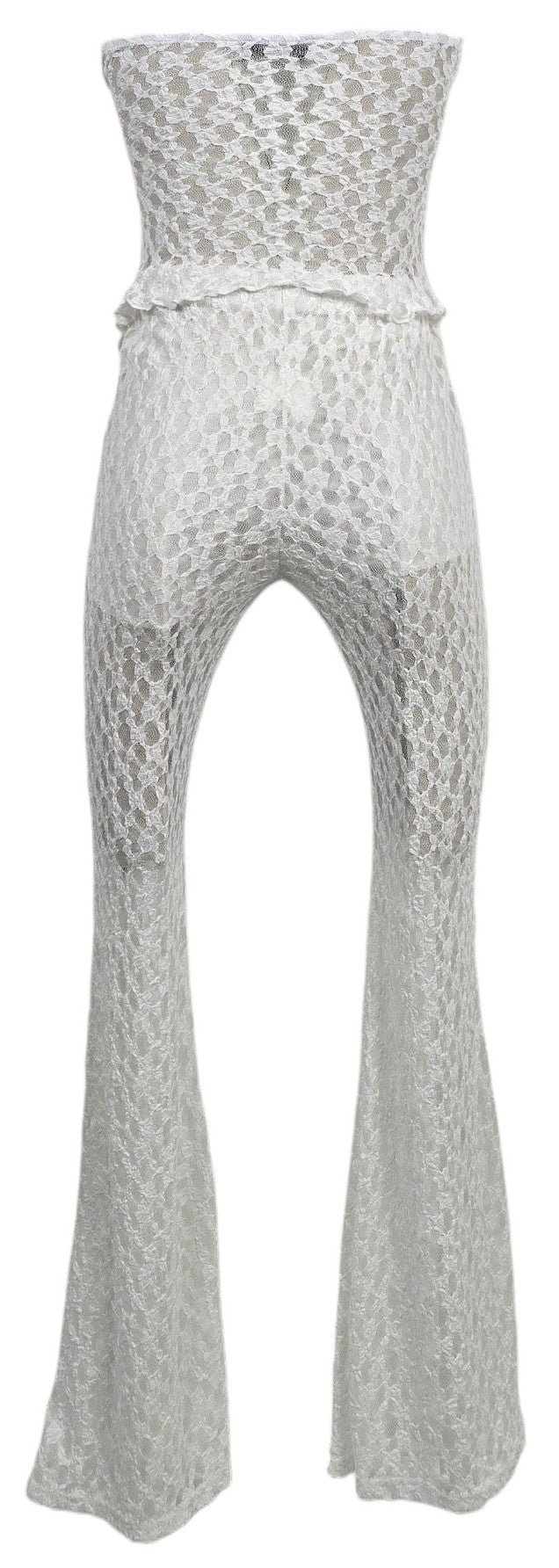 Completo pizzo bianco