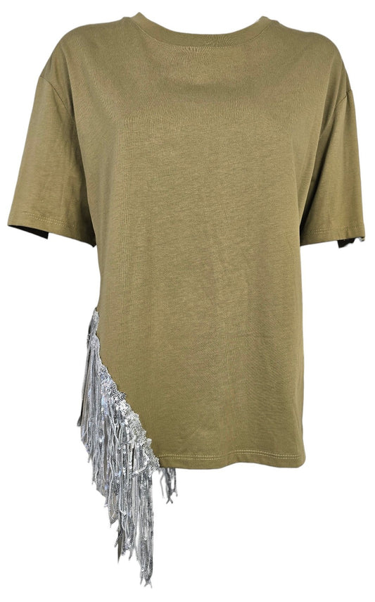 T-shirt con "cascata"