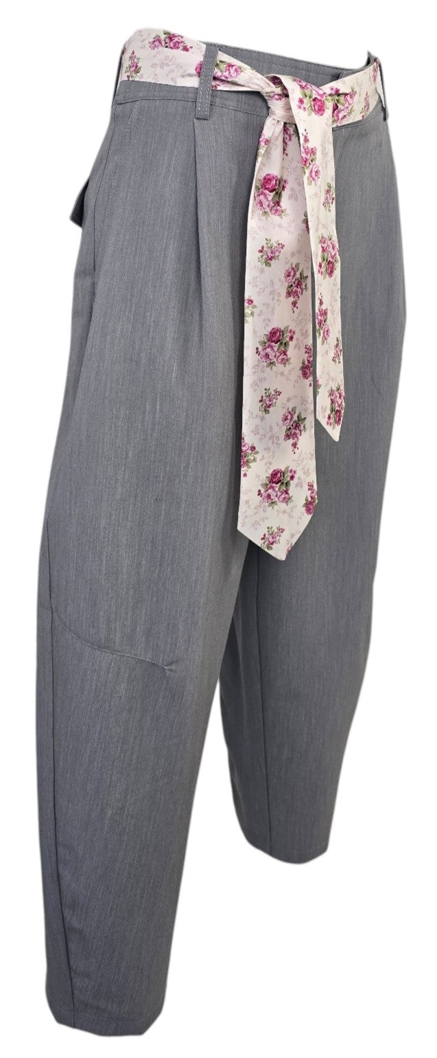 Pantalone, Mom fit grigio