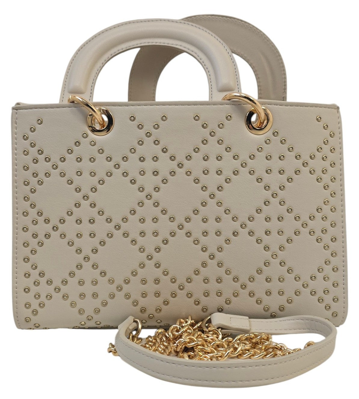 Borsa con borchie oro