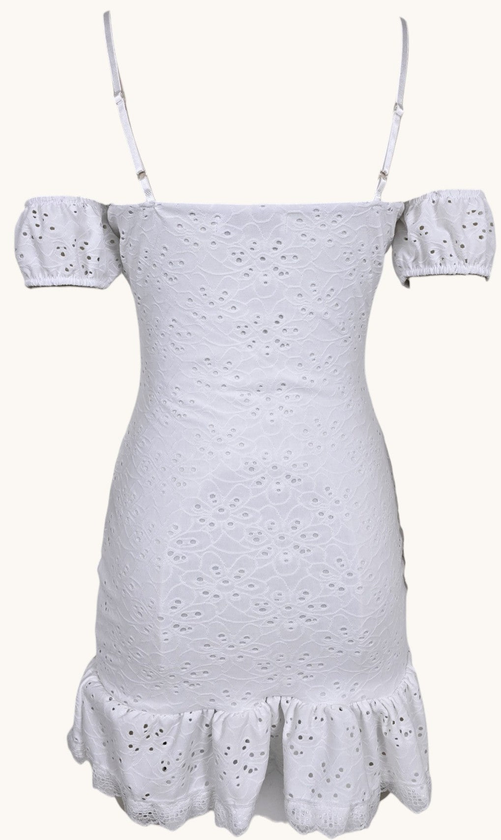 Abito in pizzo white "Sangallo"
