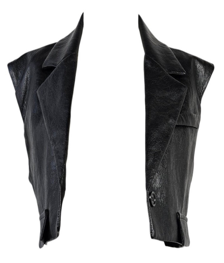 Gilet in ecopelle