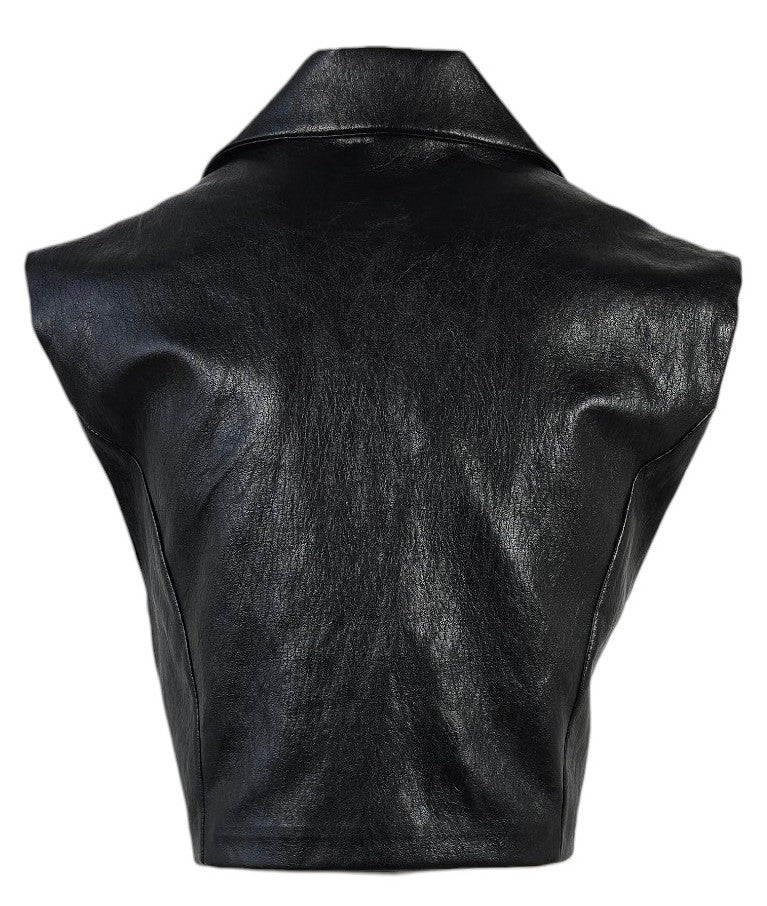 Gilet in ecopelle