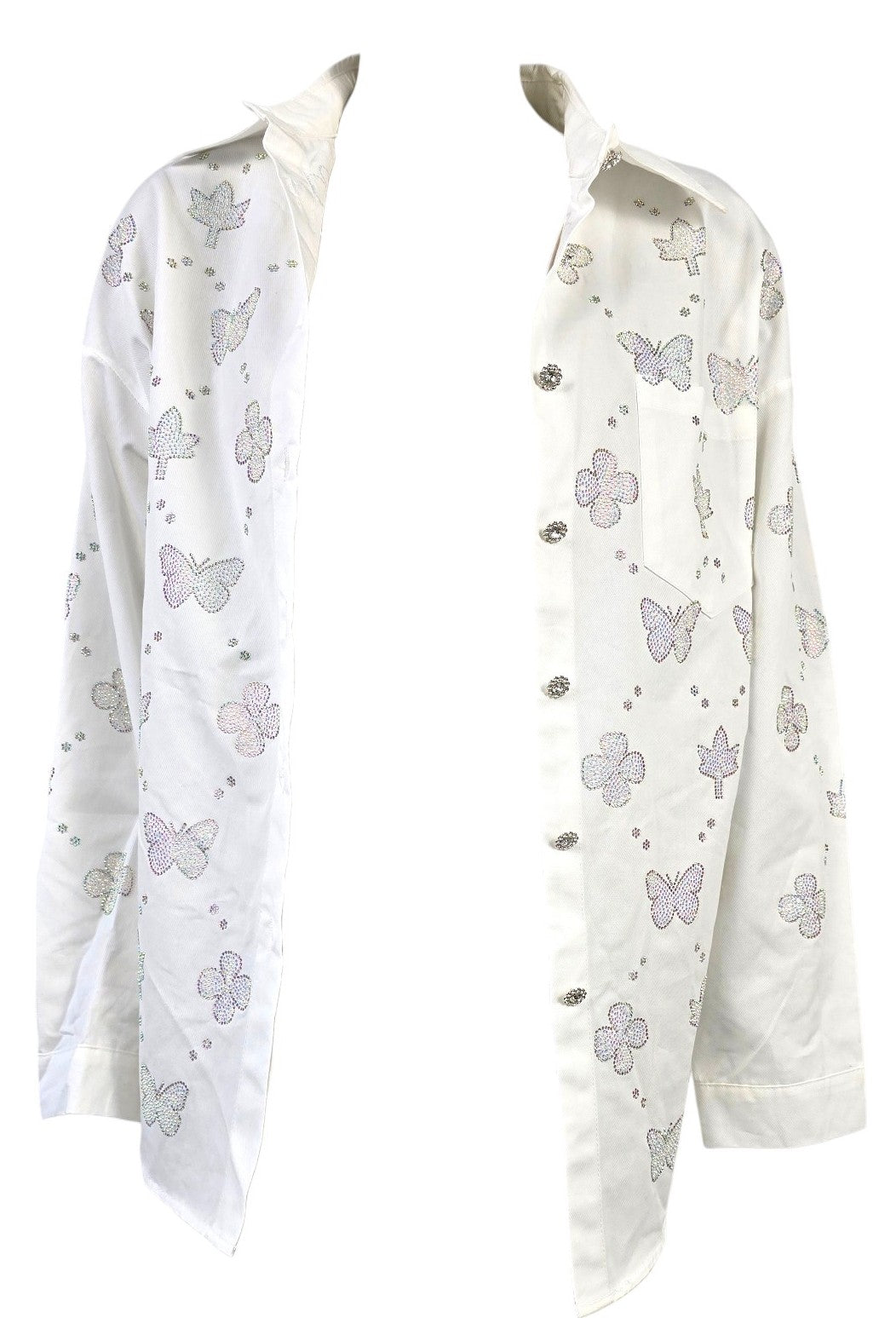Camicia Jeans con strass