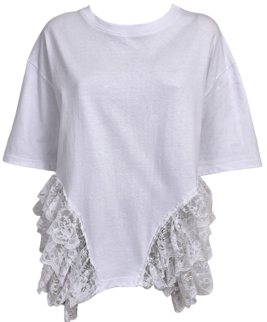 Maxi maglia bianca