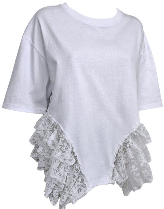 Maxi maglia bianca