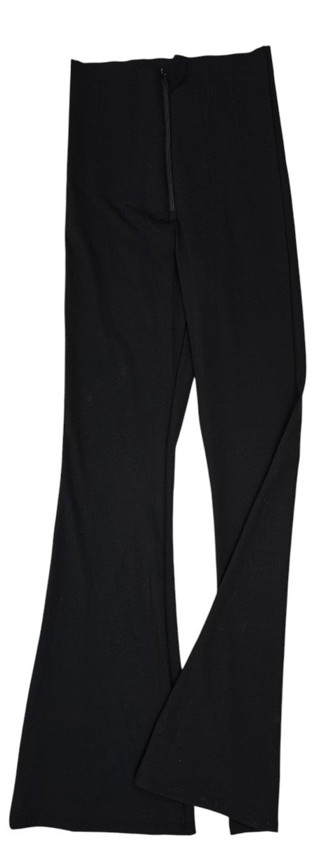 Leggings a zampa con zip