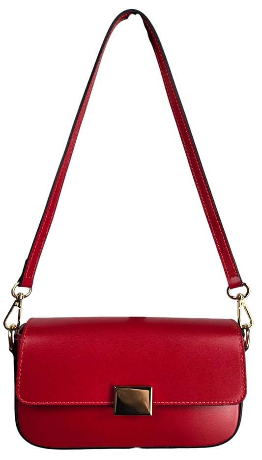 Borsa a mano rossa