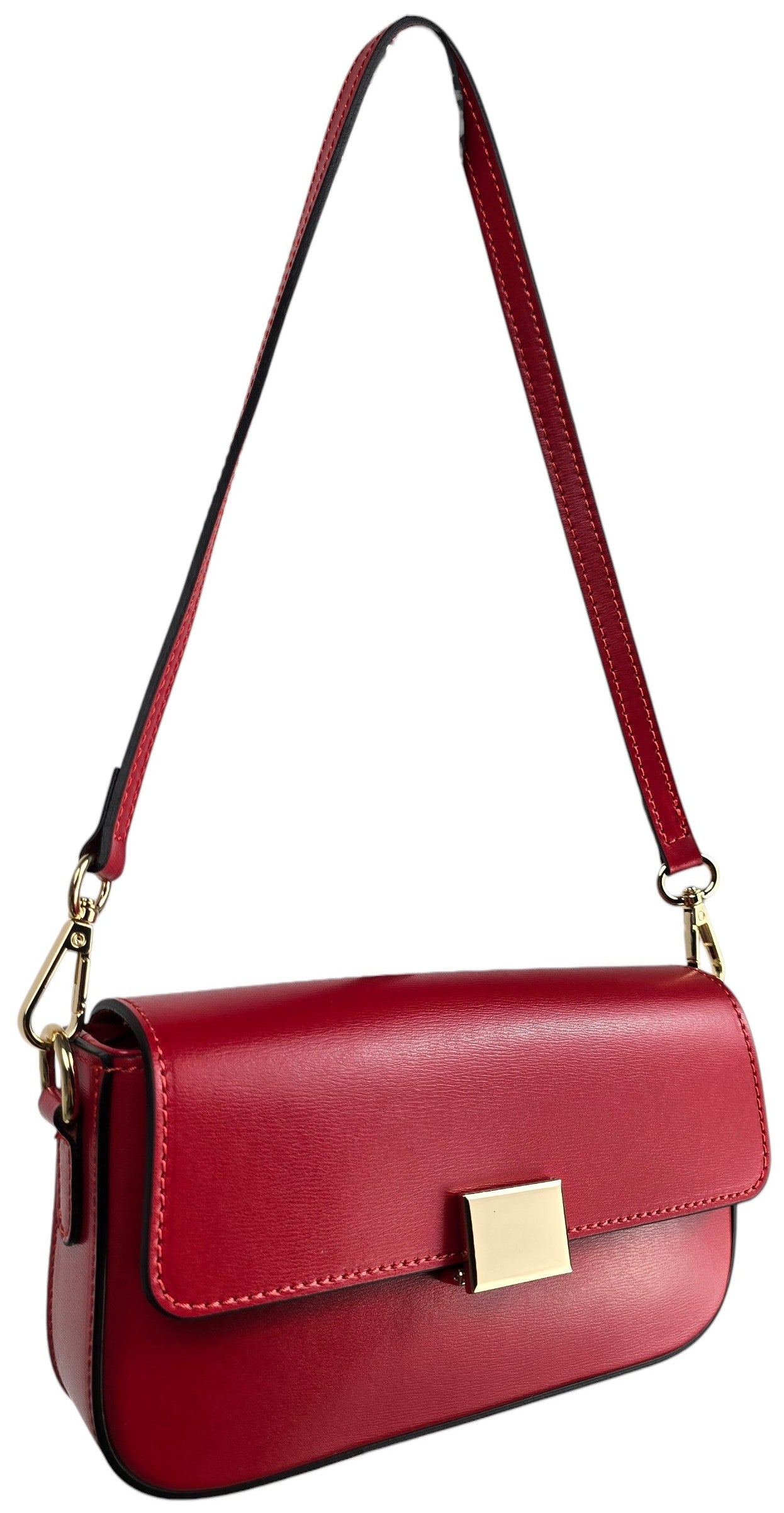 Borsa a mano rossa