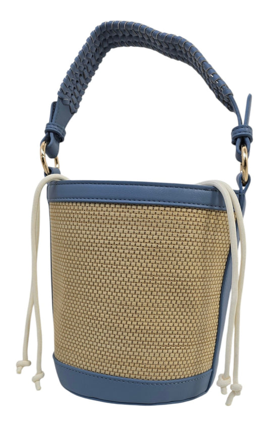 Borsa a secchiello in Rafia