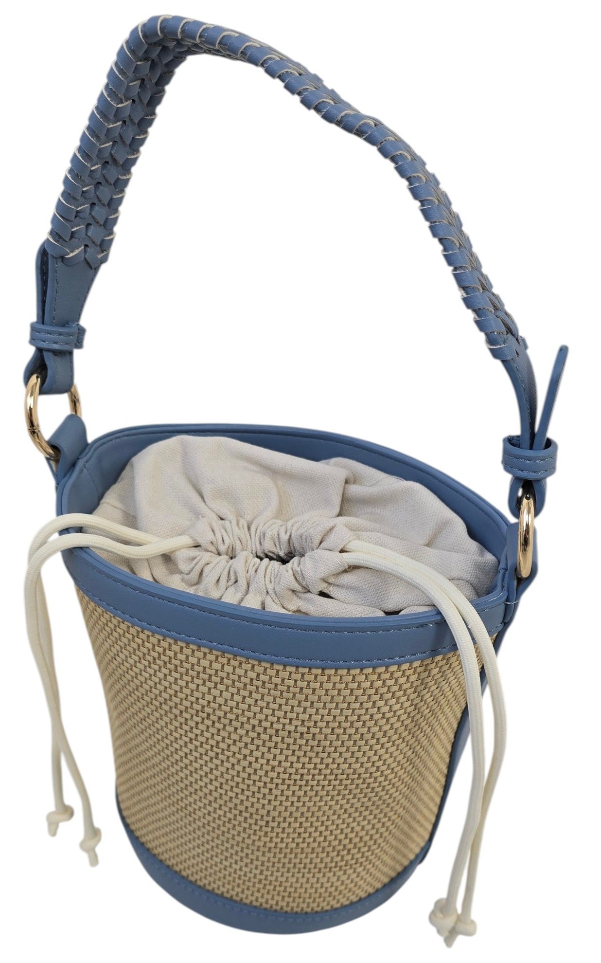 Borsa a secchiello in Rafia