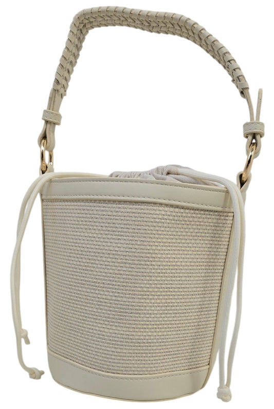 Borsa a secchiello in Rafia