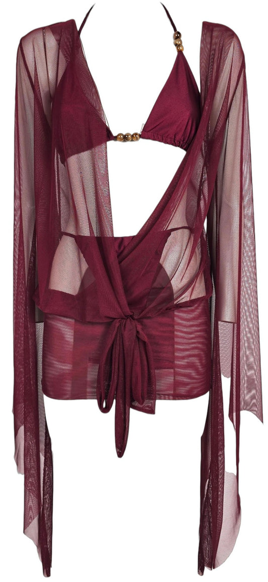 Set bikini con pareo