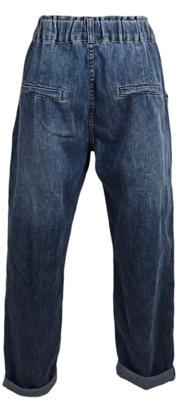 Jeans con bottoni