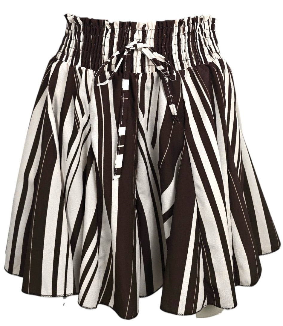 Pantaloncino effetto gonna " Brown"