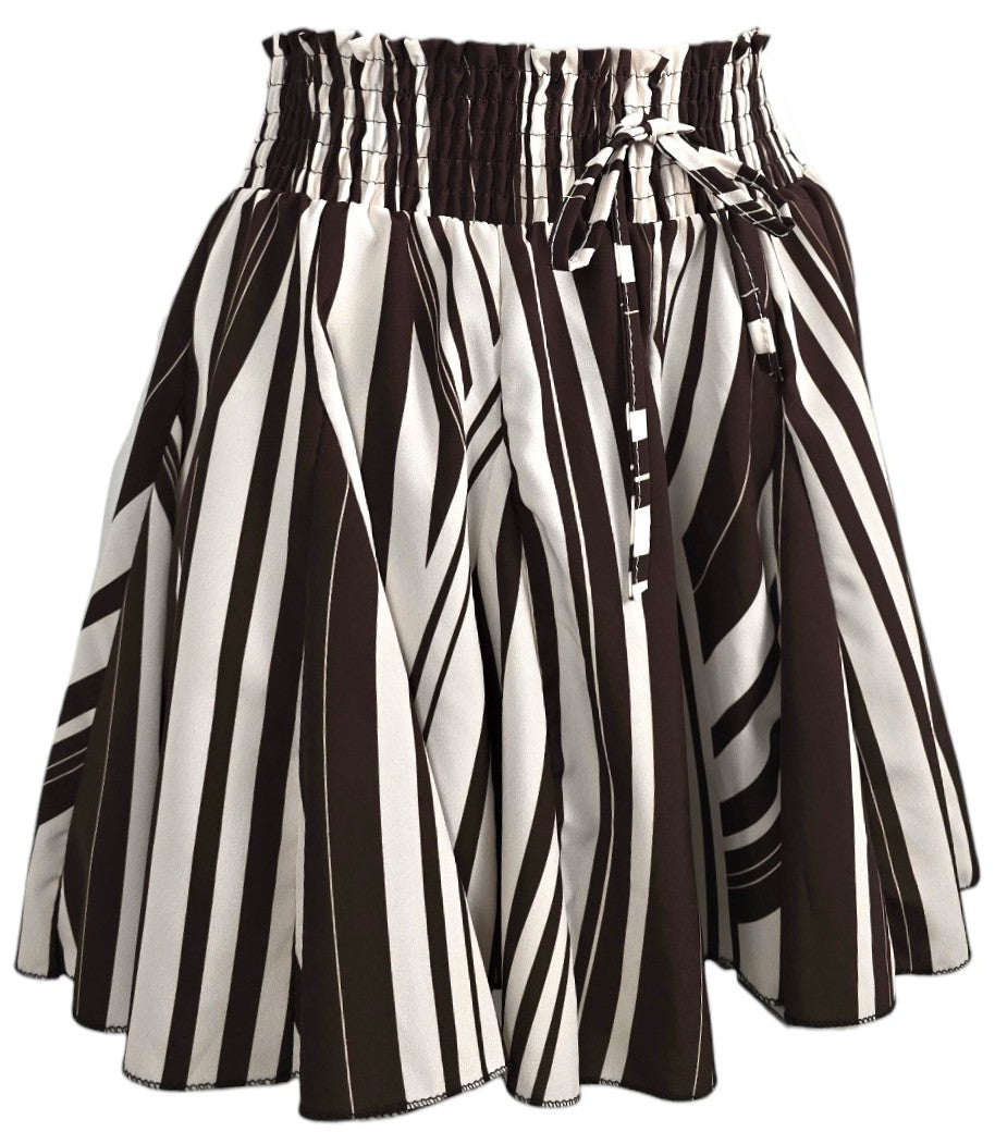 Pantaloncino effetto gonna " Brown"