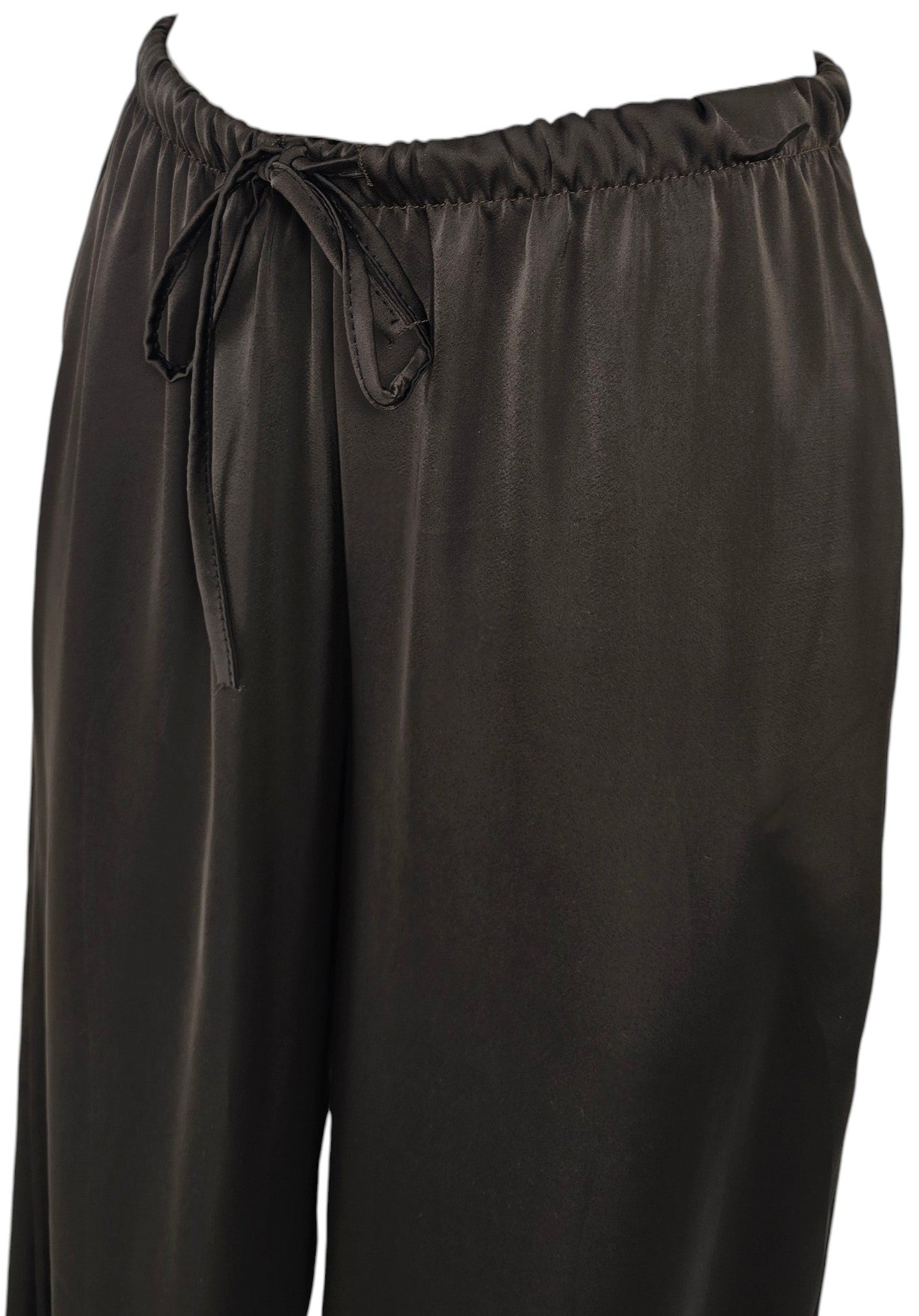 Pantalone a palazzo effetto raso