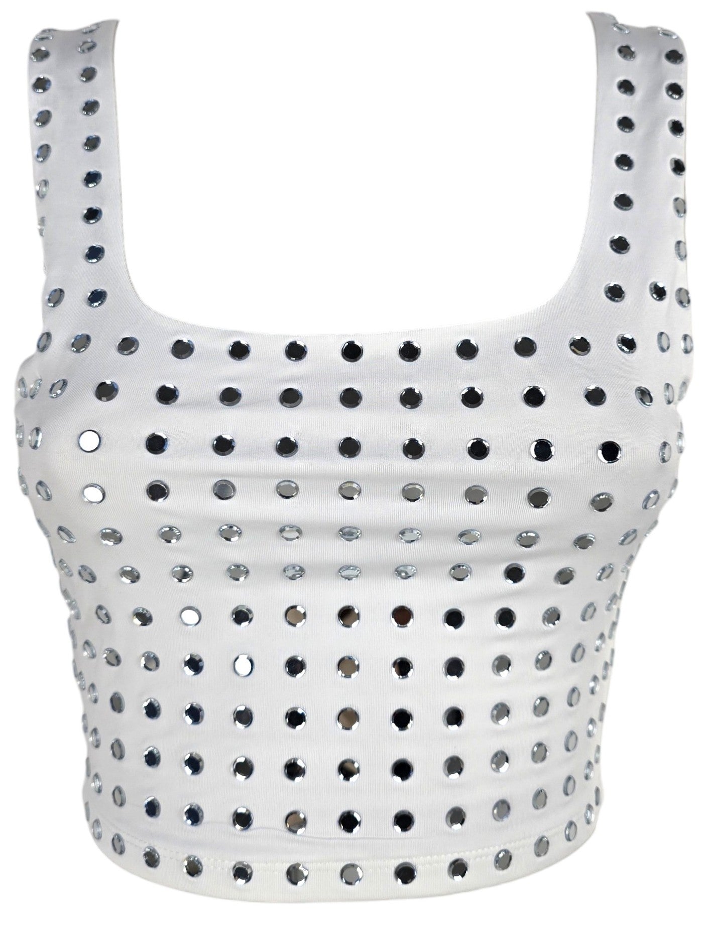 Canotta con strass
