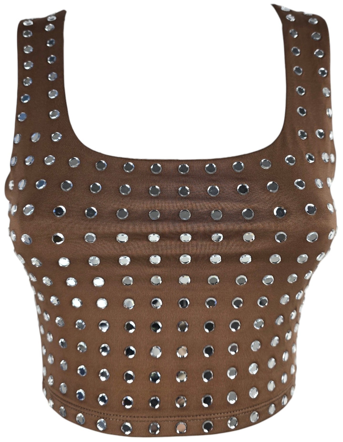 Canotta con strass