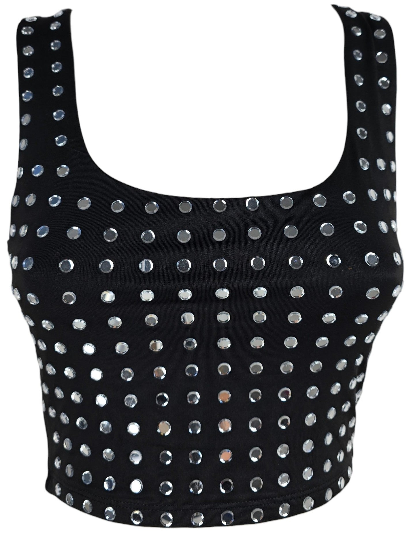 Canotta con strass