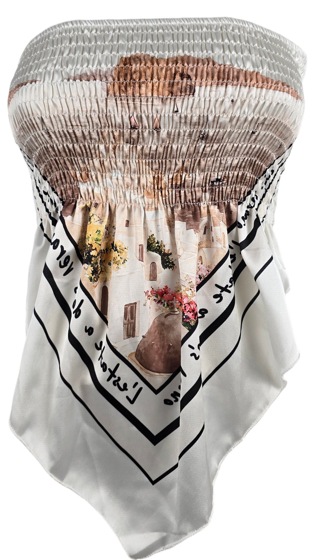 Top a foulard pizzo sangallo (Copia)