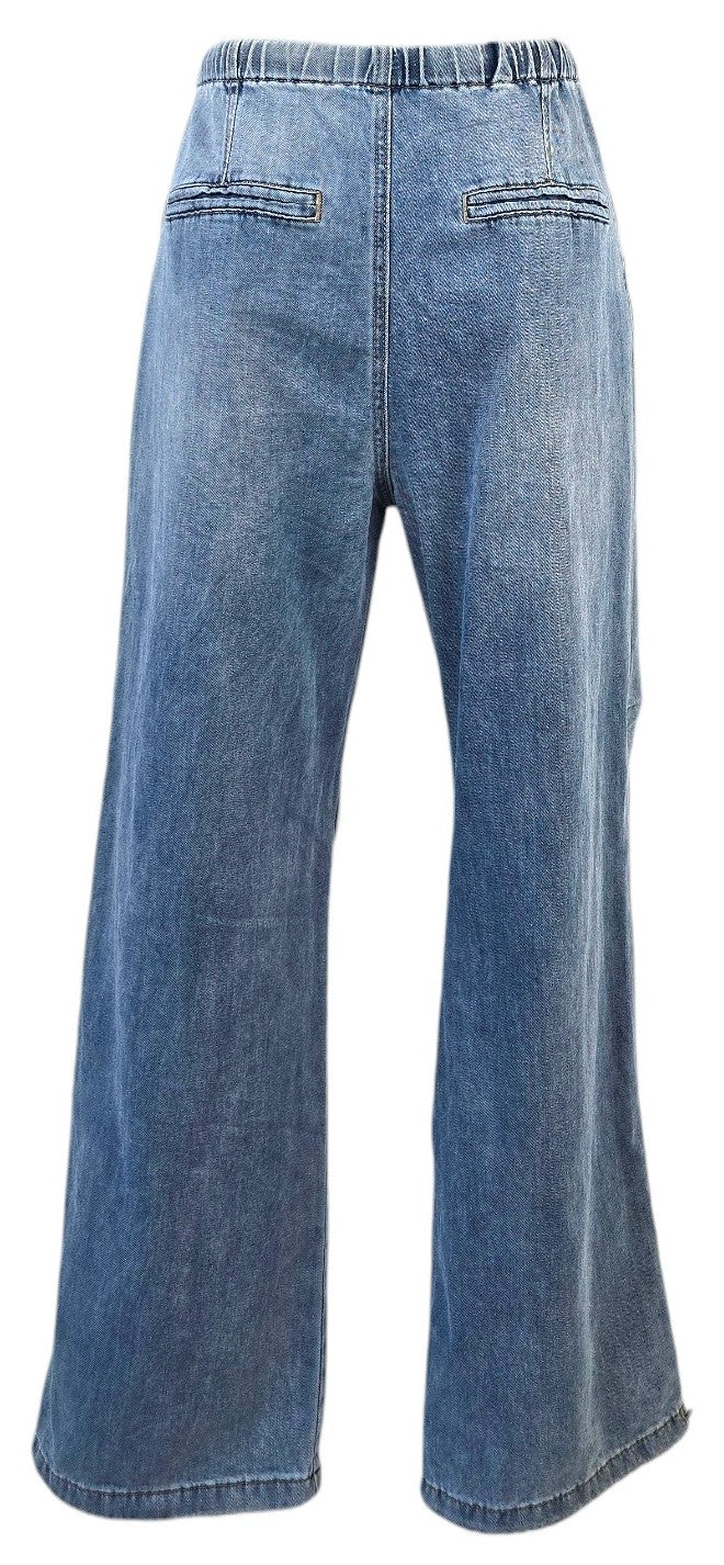 Jeans con lacci