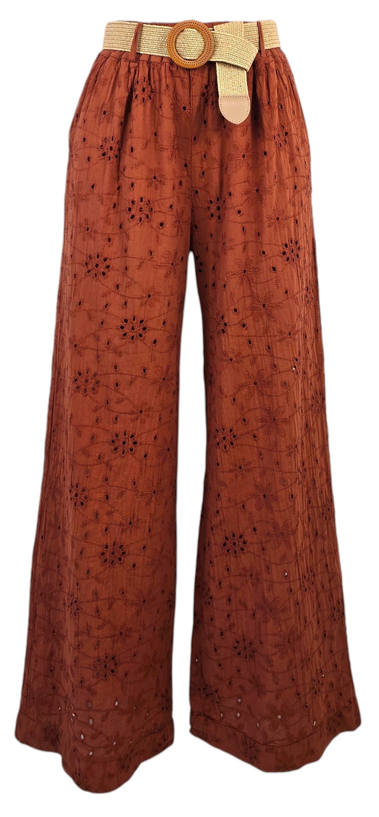 Pantalone arancione "Sangallo"